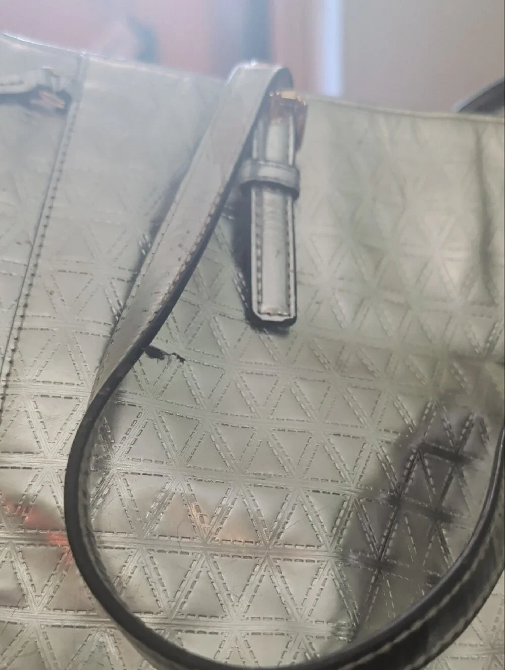 Michael Kors Metallic Gold Shoulder Tote